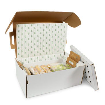 Catering Box Insulated for Hot & Cold Foods - Recyclable and FDA Approved for Direct Food Contact - Nature-Pack
